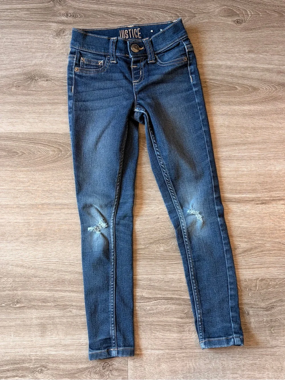 Justice girls slim denim jeans